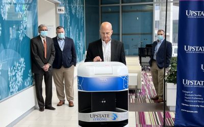 Upstate Medical University Installs 14 TUG Robots