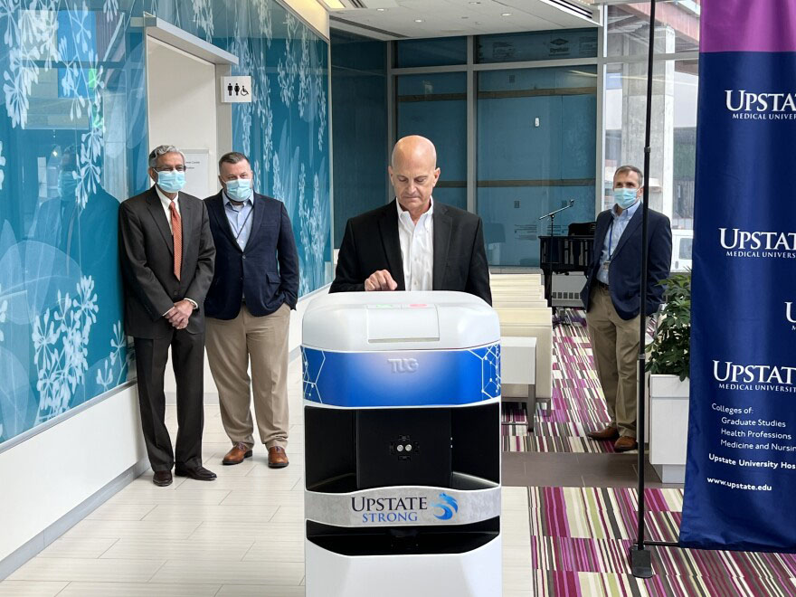 Upstate Medical University Installs 14 TUG Robots